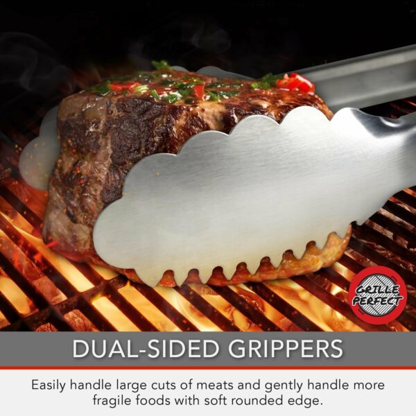 Grill Tongs Super Long 24-inch Heavy Duty - Image 5