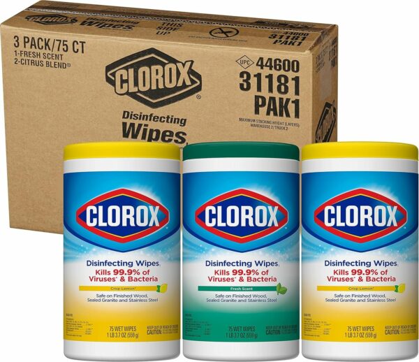 Clorox Disinfecting Wipes Value Pack, Household Essentials - Image 3